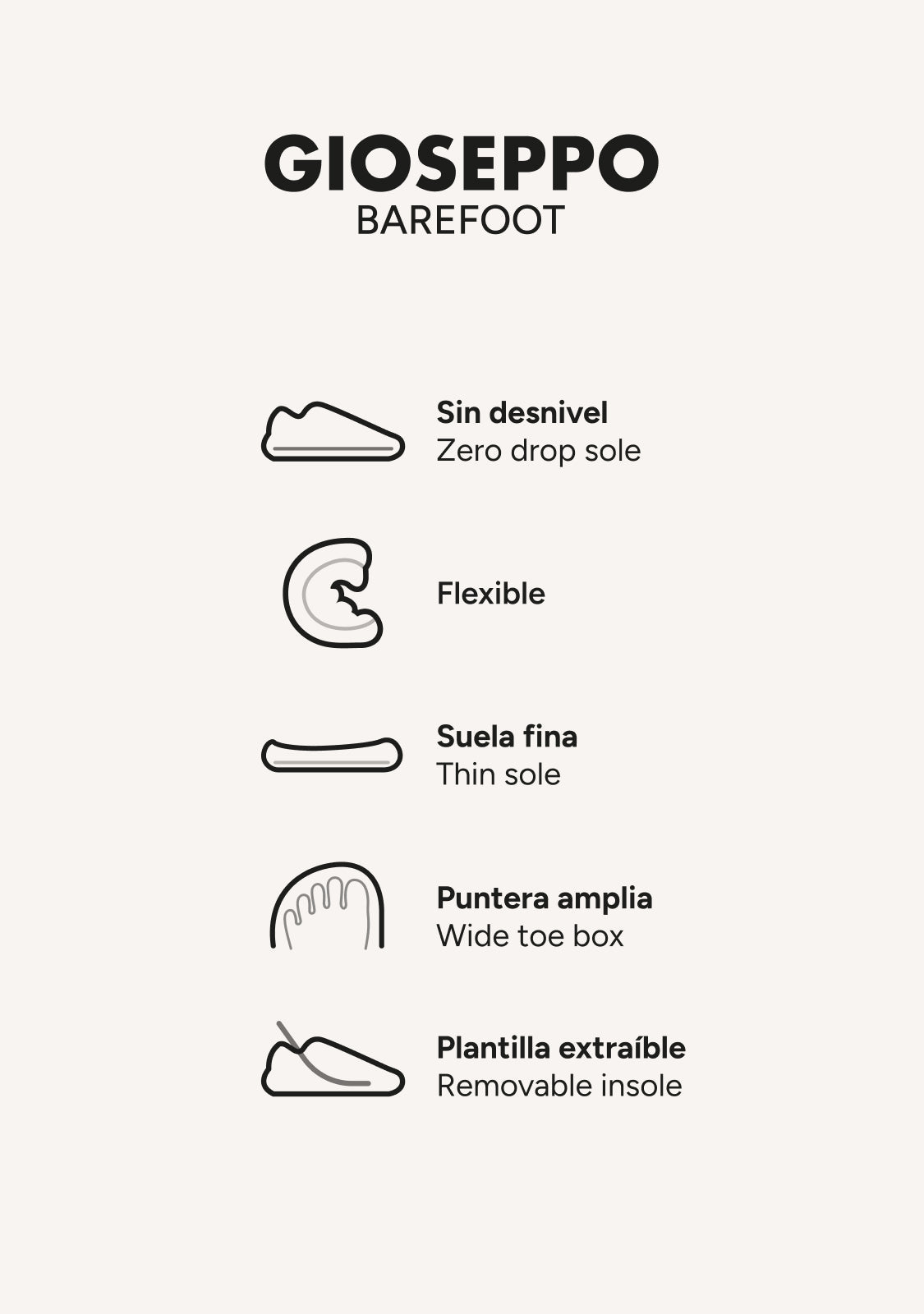 Zapatillas Barefoot Piel Serraje Tunduru
